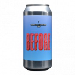 Garage Beer Co. Garage Beer Co. - Before Sunrise - 6.5% - 44cl - Can - La Mise en Bière