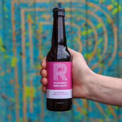 Runaway, Rhubarb & Hibiscus Sour, 5.2%, 330ml - The Epicurean