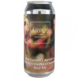 Ārpus Brewing Co. Red Currant x Apricot x Cherry x Vanilla x Coconut Sour Ale Ārpus Brewing Co. Red Currant x Apricot x Cherry x Vanilla x Coconut Sour Ale