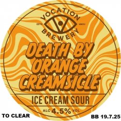 Vocation Brewery Death By Orange Creamsicle