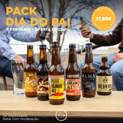 Pack Dia do Pai 2025 *Oferta Copo* - PCB - Portuguese Craft Beer