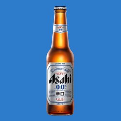 Non Alcoholic Asahi Super Dry Beer  Alcohol Free Asahi Super Dry Beer Bottle (0.0% ABV) - Wise Bartender