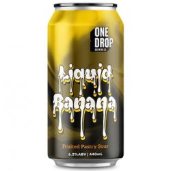 One Drop Brewing Liquid Banana Fruited Pastry Sour 440ml - The Beer Cellar