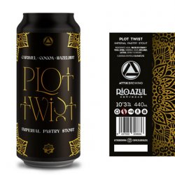 Rio Azul PLOT TWIST -IMP. PASTRY STOUT - 10,3%   Lata de 44 cl. - Rio Azul