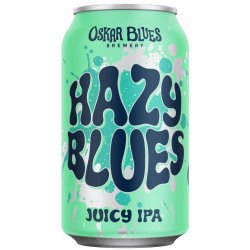 Oskar Blues Hazy Blues Juicy IPA 4 pack 19 oz. Can - Petite Cellars