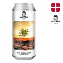 Alefarm Brewing New Beginnings