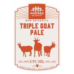 Hornes - Triple Goat: Pale - Gluten-Free - 3.9% - 500ml Bottle - MK Biergarten