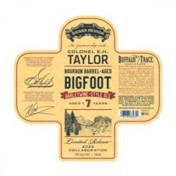 Sierra Nevada Colonel EH Taylor Bourbon Barrel-Aged Bigfoot 750ML - Bine & Vine