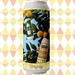 Evil Twin Brewing × Root+Branch  Femme Fatale Yuzu Spectacle ( イーブルツイン × ルートブランチ  フェメ フェタレ ユズ スぺクタル ) 473ml   - Beer Olyn