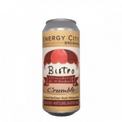 Energy City Brewing  Bistro Strawberry & Rhubarb Crumble - De Biersalon