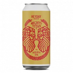 Heyday Mighty Titan Red Rye IPA 440ml - The Beer Cellar