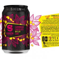 Siren Caribbean Chocolate Mole Cake 2021 330ml Can - Kay Gee’s Off Licence