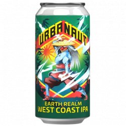 Urbanaut Earth Realm West Coast IPA 440ml - The Beer Cellar