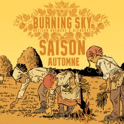 Burning Sky - Saison Automne - 4.2% Saison - 440ml Can - The Triangle