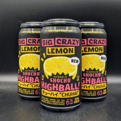 Wayward Big Crazy Lemon Can 4pk - Saccharomyces Beer Cafe