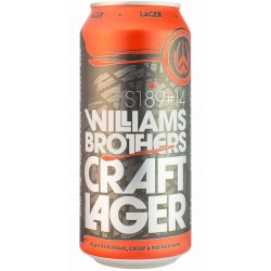 Williams Bros Craft Lager - Williams Bros. Brewing Co.