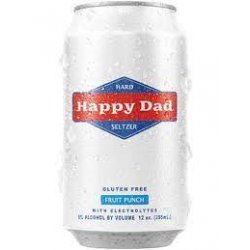 Happy Dad Fruit Punch Hard Seltzer 24 pack12 oz cans - Beverages2u