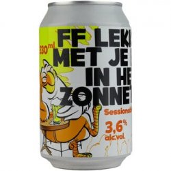 Uiltje FF Lekker Met Je Bek In Het Zonnetje Blik - Drankenhandel Leiden / Speciaalbierpakket.nl