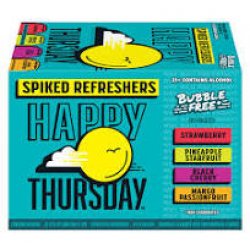 Happy Thursday Spiked Refreshers Variety 24 pack12 oz cans - Beverages2u