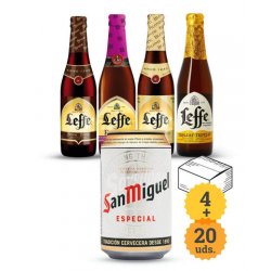 San Miguel + Gama Leffe - Escerveza