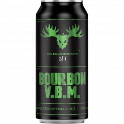 Fierce Bourbon (VBM) Very Big Moose Barrel Aged Imperial Stout 440ml Can - Fountainhall Wines