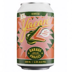 Garage Project El Yacaré Yerba Mate & Lime Cerveza 330mL - The Hamilton Beer & Wine Co