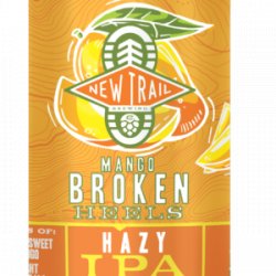 New Trail Mango Broken Heels Hazy IPA 12 pack12 oz cans - Beverages2u