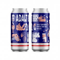 Adalt MOSAIC SINGLE HOP IPA (44cl) - Adalt Brewing