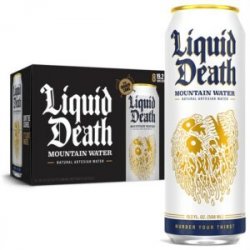 Liquid Death Mountain Water 8 pack19.2 oz cans - Beverages2u