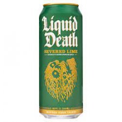 Liquid Death Severed Lime Sparkling Water 2419.2 oz cans - Beverages2u