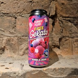 Funky Fluid Free Gelato: Berries & Cream