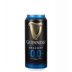 Guinness Draught 0% Blik 44Cl - Belgian Beer Heaven