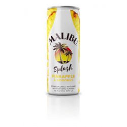 Malibu Splash Pineapple Coconut 6 pack24 oz cans - Beverages2u