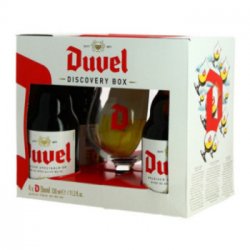 acheter coffret bière Duvel bière belge 4 x 33 cl + 1 verre - Olivier, vins et compagnie