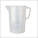 Jarra graduada de plástico, Polypropylen – 5000ml 