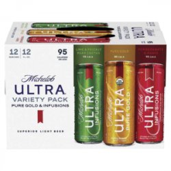 Michelob Ultra Organic Pure Gold & Infusions Variety Pack 12 pack12 oz cans - Beverages2u