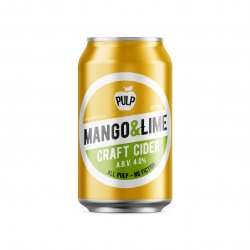 Pulp, Mango & Lime Craft Cider, 4.0%, 330ml - The Epicurean