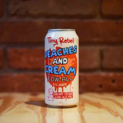 Tiny Rebel Peaches & Cream Low Alc - The Hop Vault