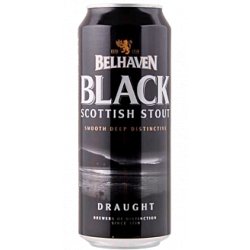 Belhaven, Black Scottish Stout 44 cl. CAN - Winefamly.dk