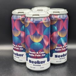 Seeker Boots & Cats IPA (Pink Boots) Can 4pk - Saccharomyces Beer Cafe