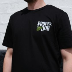 St Austell Brewery Proper Job t-shirt in black - St Austell Brewery