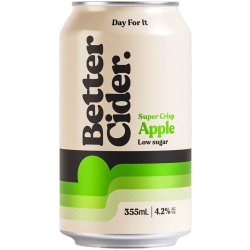 Better Beer Better Cider Super Crisp Apple Cider 355ml - BoozeBud