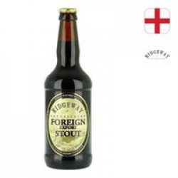 Ridgeway Brewing Foreign Export Stout Ridgeway Brewing Foreign Export Stout