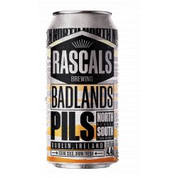 Rascals - Badlands Pils 4.4% ABV 440ml Can - Martins Off Licence