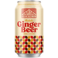 Capital Brewing Co Ginger Beer 330ml - BoozeBud