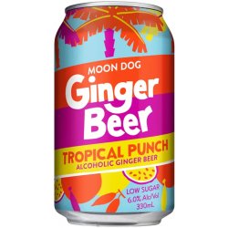 Moon Dog Ginger Beer Tropical Punch 330ml - BoozeBud