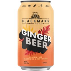 Blackman's Brewery Ginger Beer 375ml - BoozeBud