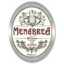 Menabrea Blonde (Keg) - Pivovar