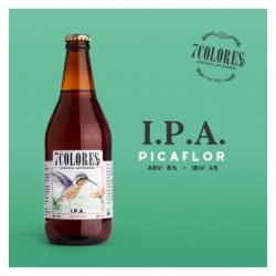 7 COLORES IPA CERVEZA ARTESANAL BOTELLA 500CC - Licorería Paradiso