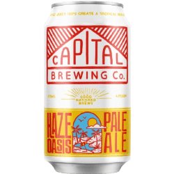 Capital Brewing Haze Oasis Hazy Pale Ale - The Beer Drop